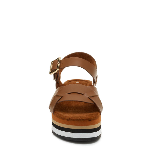 Kelsi Dagger Breeze Peanut Tricolor Platform Sandals