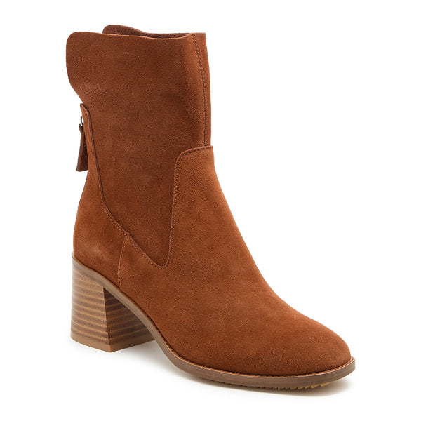 Kelsi Dagger Island Hickory Suede Wide Width Booties