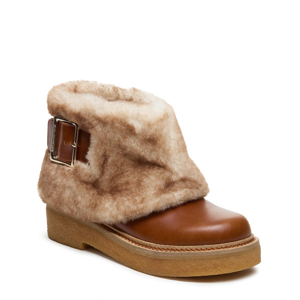 Kelsi Dagger Calvin Cuffed Cognac Boots