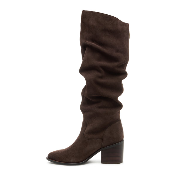 Kelsi Dagger Easton Cacao Suede Slouchy Boots