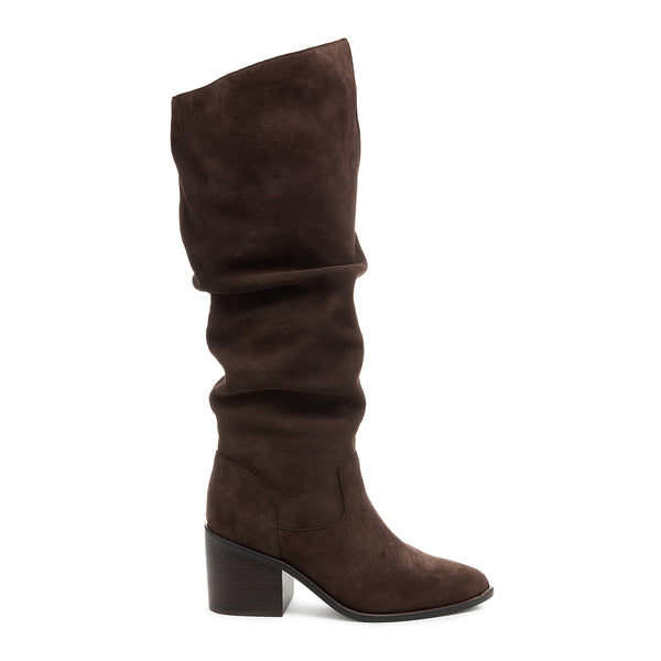 kelsi dagger Easton Cacao Suede Slouchy Boots