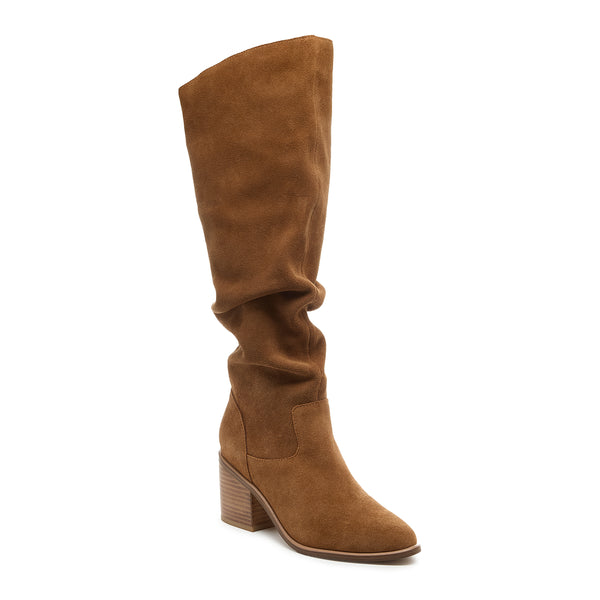 Kelsi Dagger Easton Honey Suede Slouchy Boots