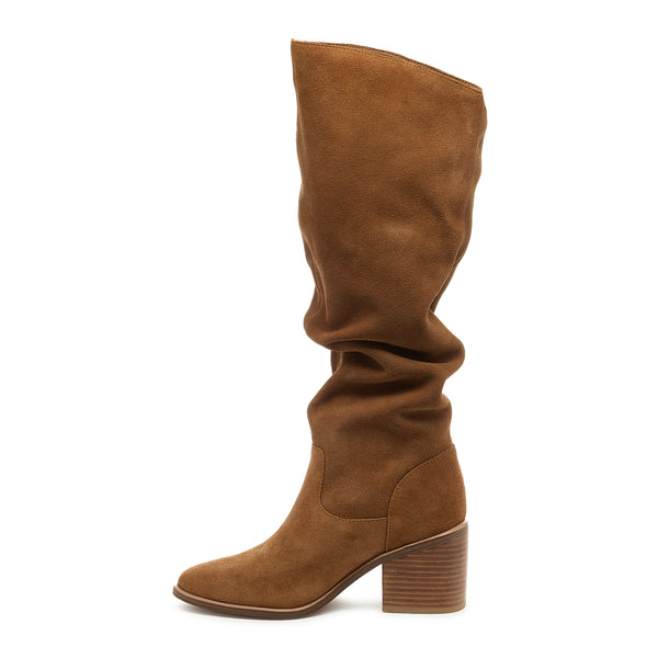 Kelsi Dagger Easton Honey Suede Slouchy Boots