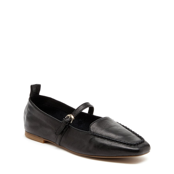 Kelsi Dagger Ferry Black Mary Jane Flats