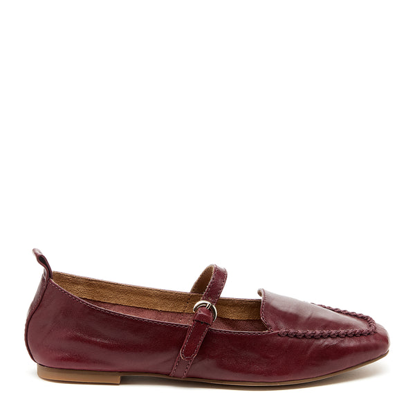 kelsi dagger Ferry Merlot Mary Jane Flats