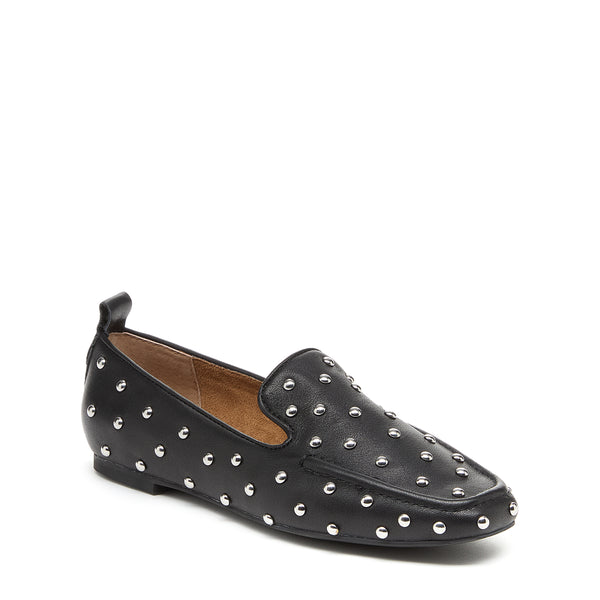 Kelsi Dagger Finley Black Stud Loafers