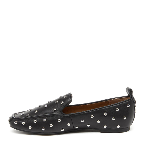 Kelsi Dagger Finley Black Stud Loafers