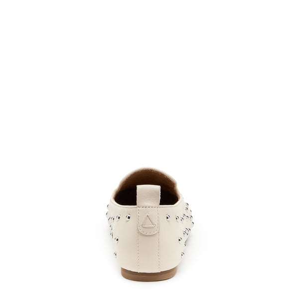 Kelsi Dagger Finley Cream Stud Loafers