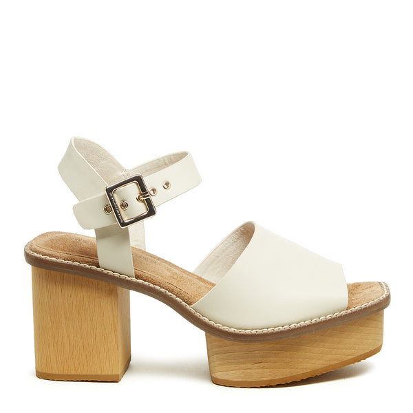 kelsi dagger Groove Shell Platform Sandals