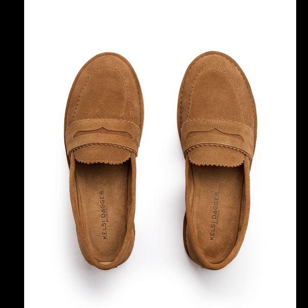 Kelsi Dagger Harley Honey Brown Loafer