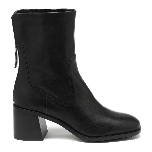 kelsi dagger Island Black Leather Booties