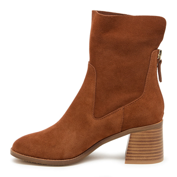 Kelsi Dagger Island Hickory Suede Booties