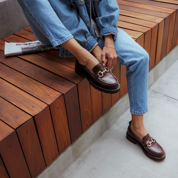 Kelsi Dagger Jemmie Cacao Lug Loafer