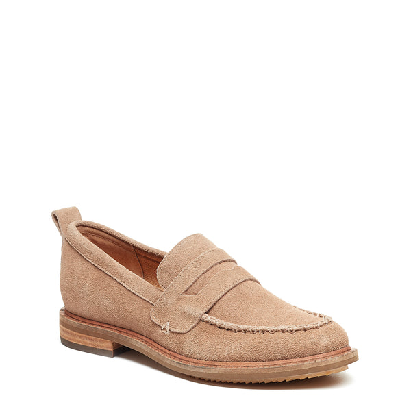 Kelsi Dagger Lens Almond Suede Loafers