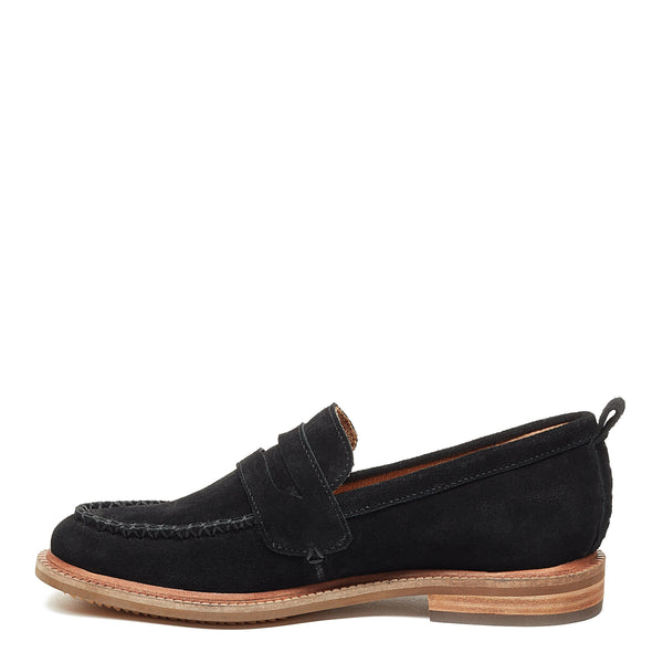 Kelsi Dagger Lens Black Wide Width Loafers