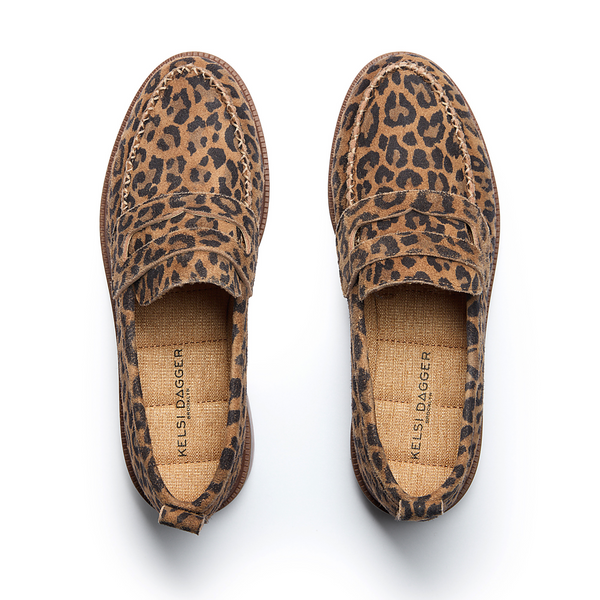 Kelsi Dagger Lens Leopard Loafers