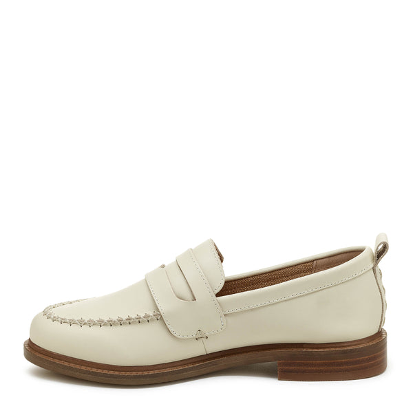 Kelsi Dagger Lens Salt Natural Leather Loafers