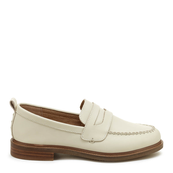 kelsi dagger Lens Salt Natural Leather Loafers