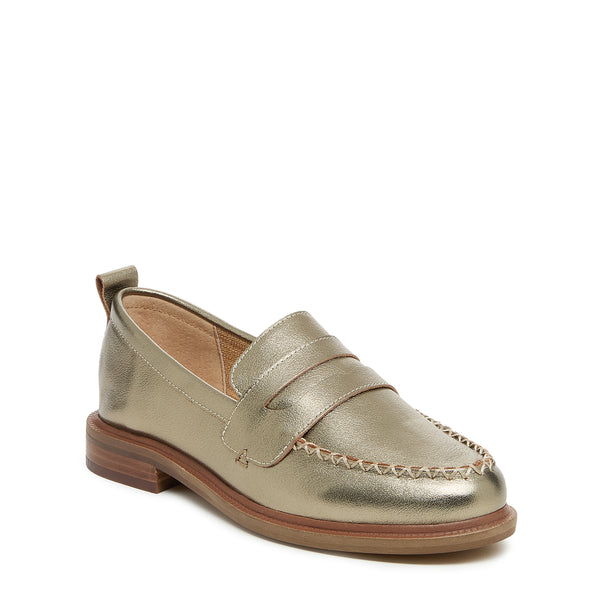 Kelsi Dagger Lens Warm Steel Loafers