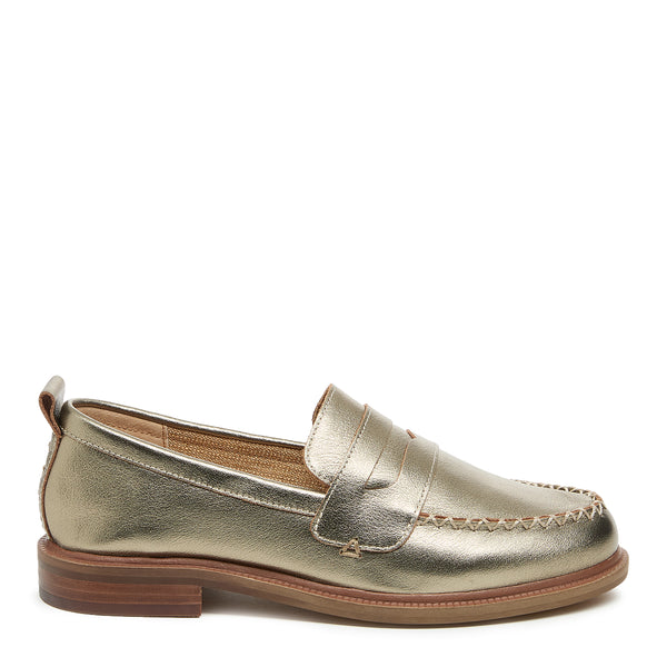 kelsi dagger Lens Warm Steel Loafers