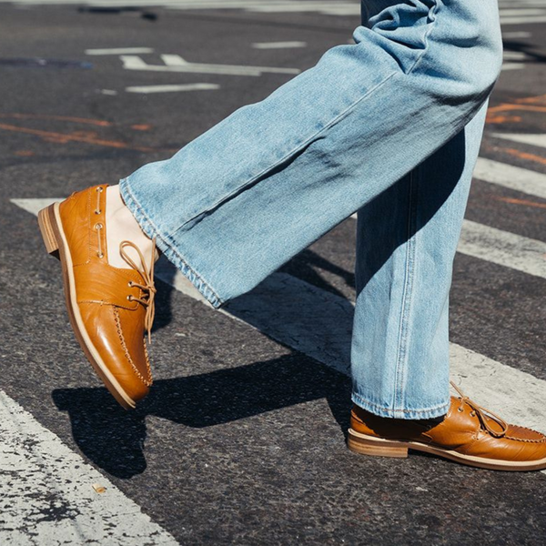 Kelsi Dagger Linny Fox Leather Boat Shoe