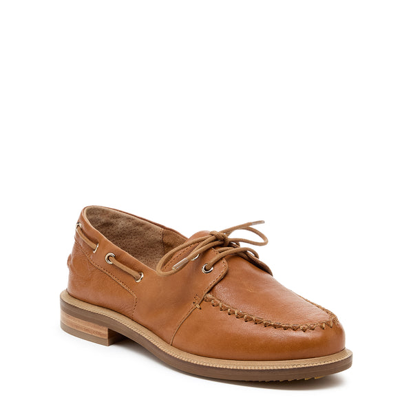 Kelsi Dagger Linny Fox Leather Boat Shoe