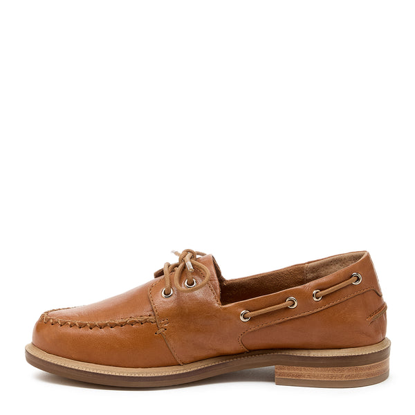 Kelsi Dagger Linny Fox Leather Boat Shoe