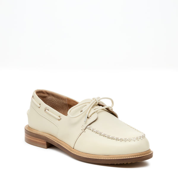 Kelsi Dagger Linny Shell Leather Boat Shoe