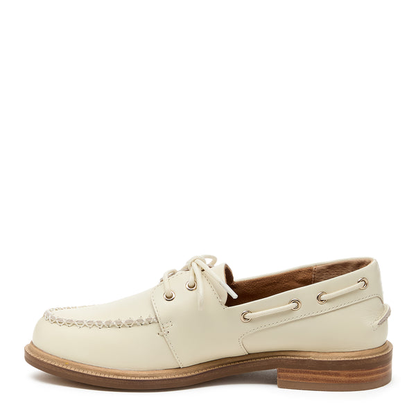 Kelsi Dagger Linny Shell Leather Boat Shoe