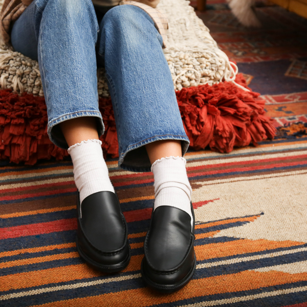 Kelsi Dagger Loft Black Loafer