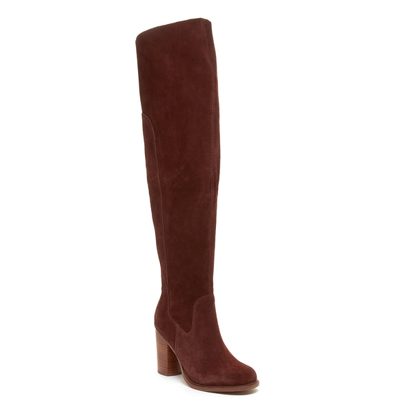 Kelsi Dagger Logan Coffee Wide Calf Boots