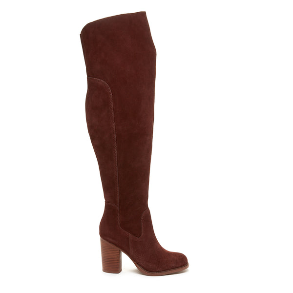 kelsi dagger Logan Coffee Wide Calf Boots