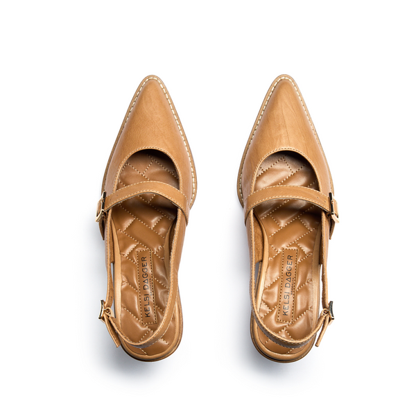 Kelsi Dagger Maeve Oatmeal Mary Jane Pump