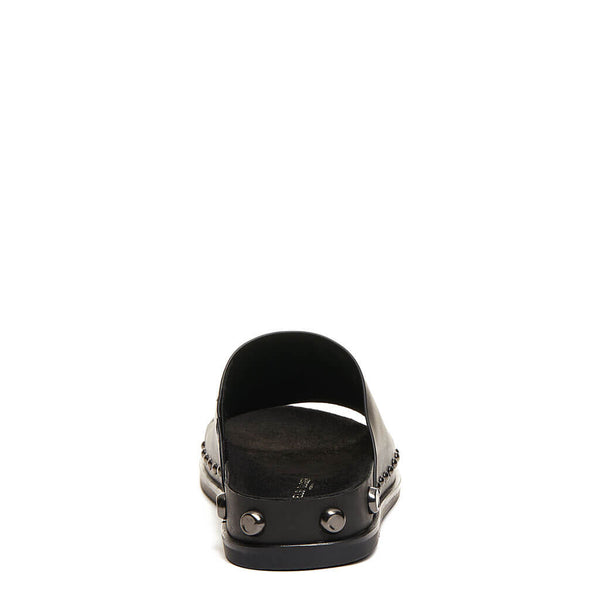 Kelsi Dagger Squish Black Stud Slide Sandals