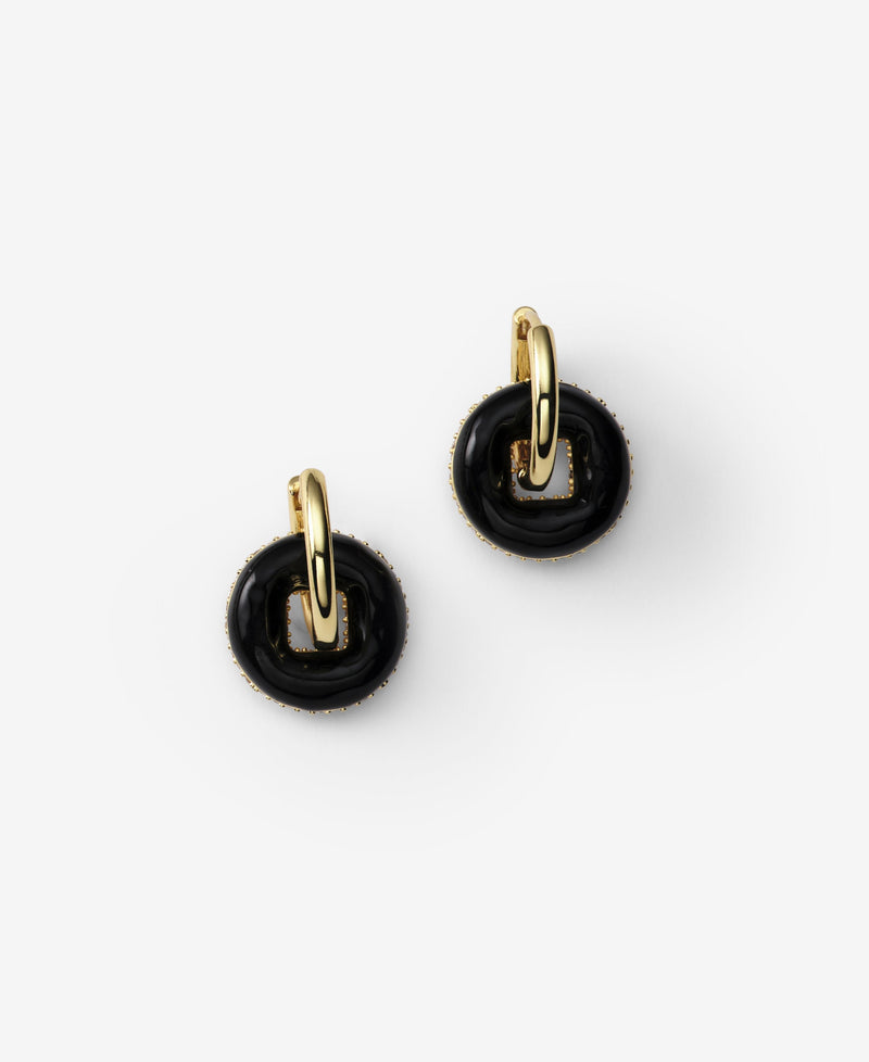 Kenneth Cole BONBONWHIMS Mental Health Coalition Earring - Black