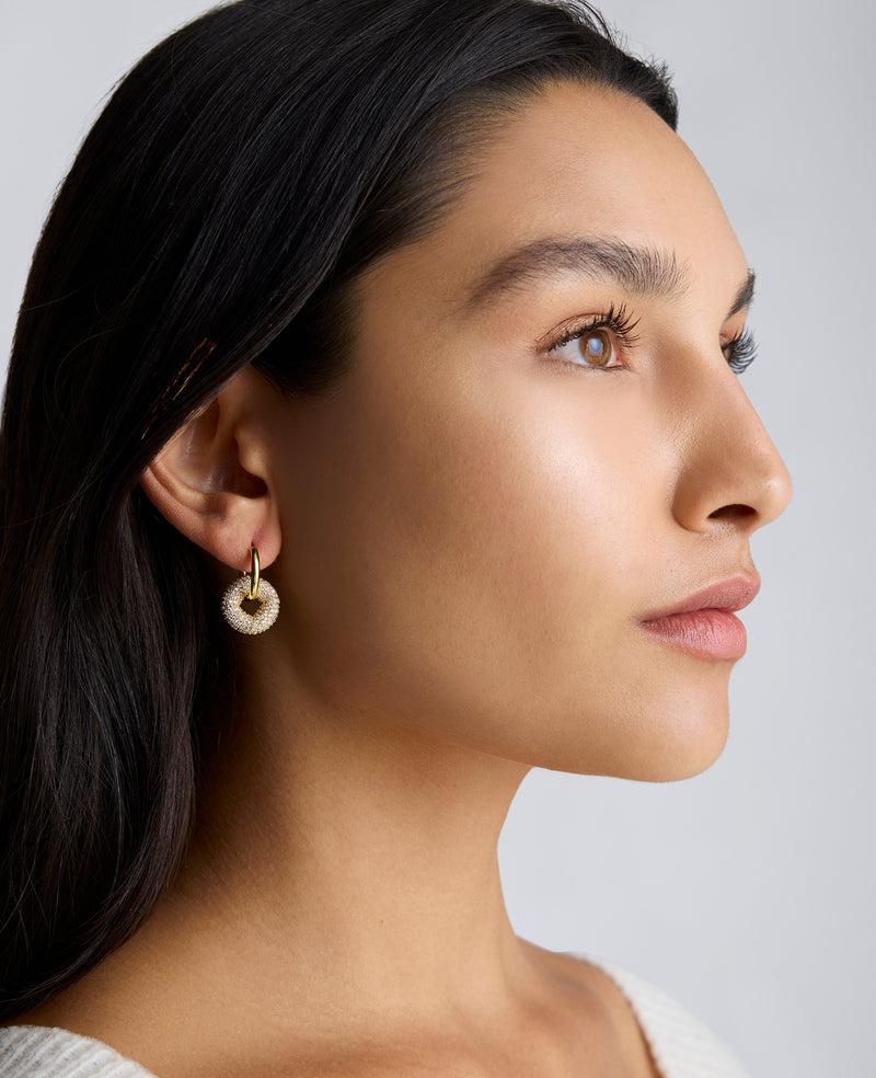 Kenneth Cole BONBONWHIMS Mental Health Coalition Earring - Black