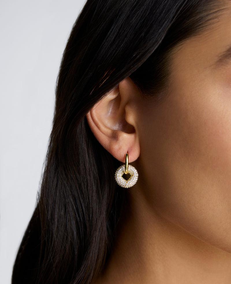 Kenneth Cole BONBONWHIMS Mental Health Coalition Earring - White