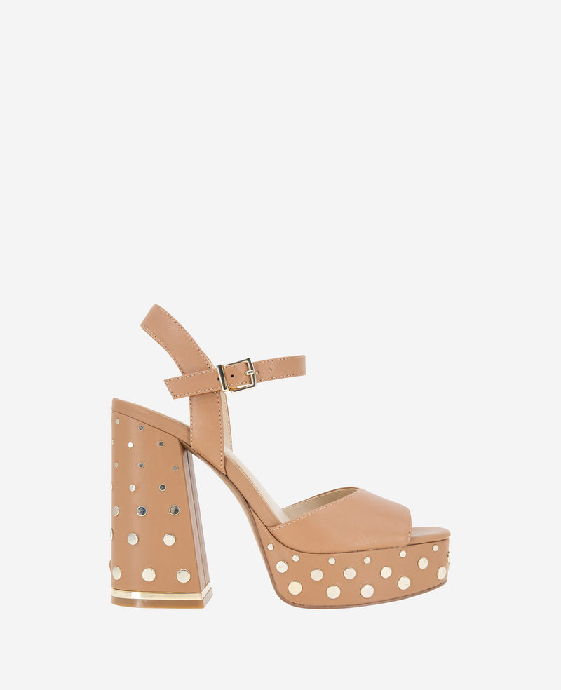kenneth cole Dolly Stud Ankle Strap Platform Heeled Sandal