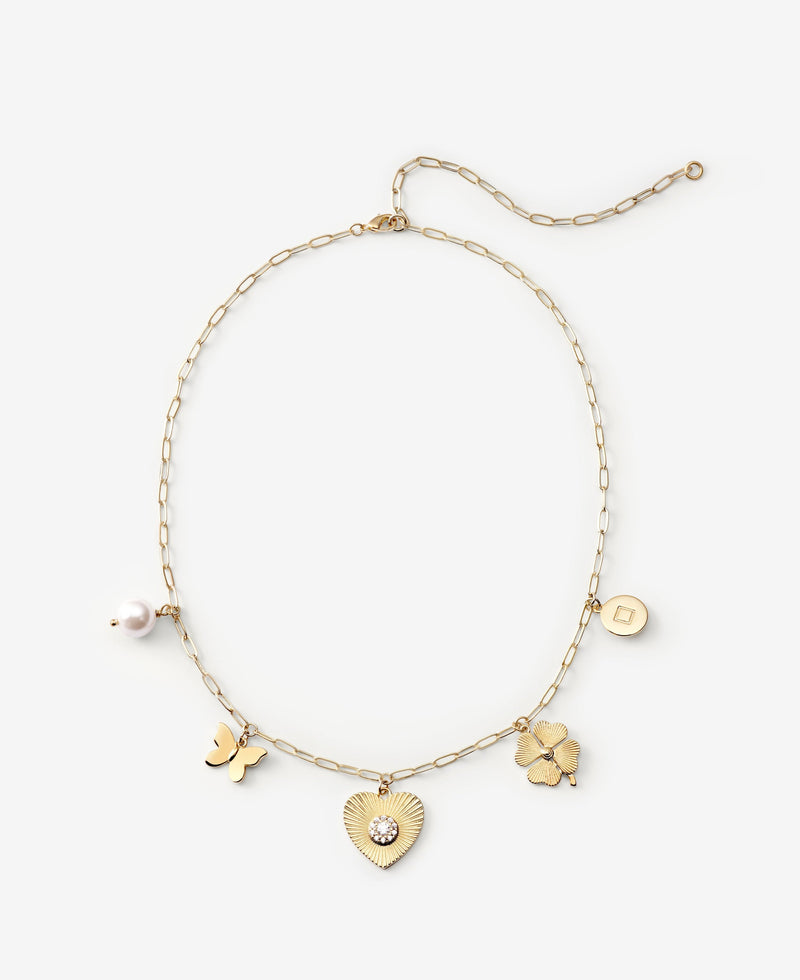 Kenneth Cole Jennifer Miller Mental Health Coalition Charm Necklace