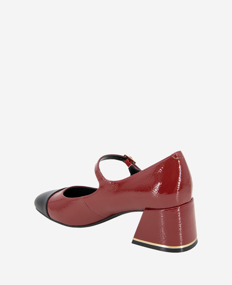 Kenneth Cole Alec Patent Cap Toe Mary Jane