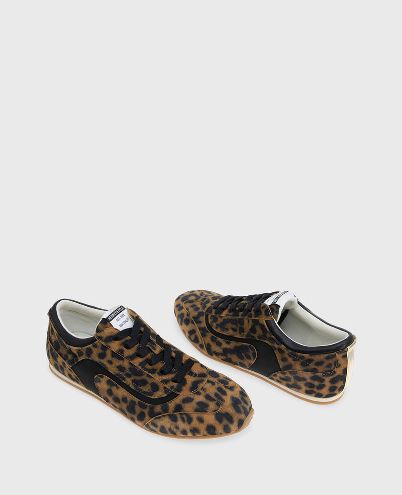 Kenneth Cole Alma Leopard Suede Sneaker