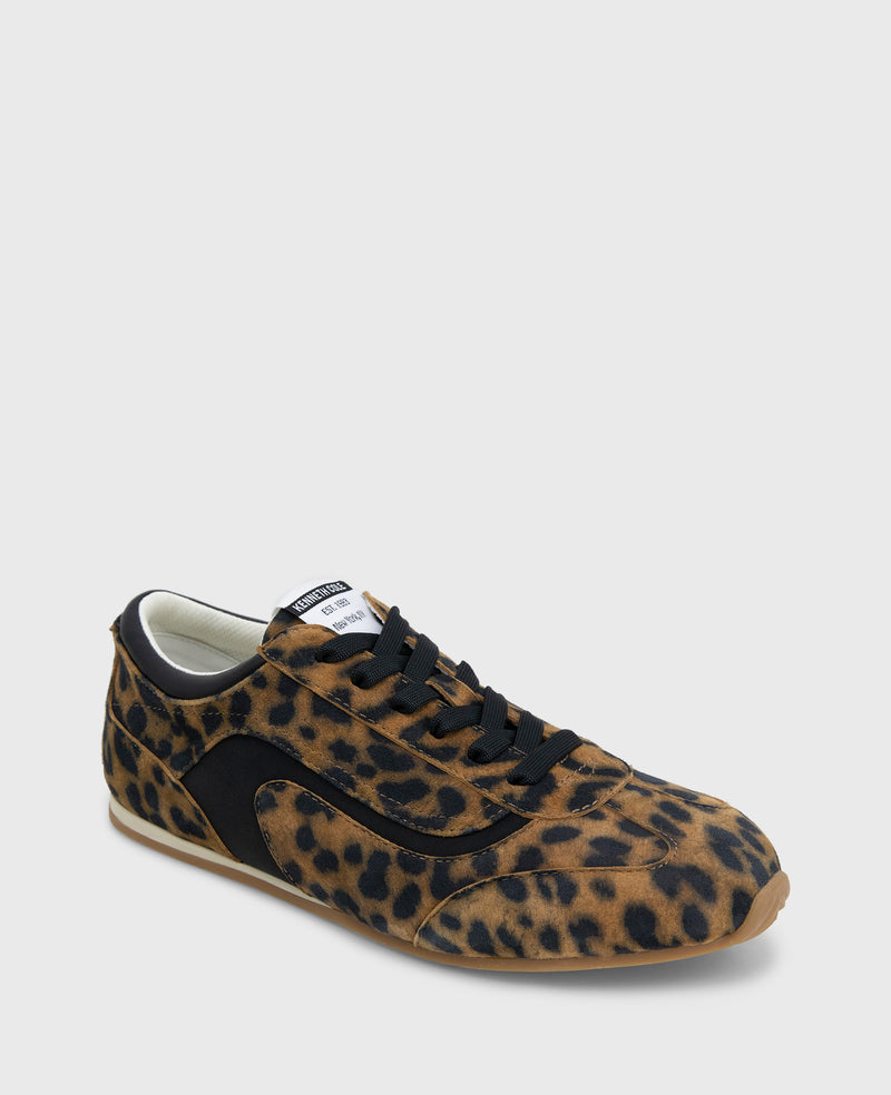 Kenneth Cole Alma Leopard Suede Sneaker