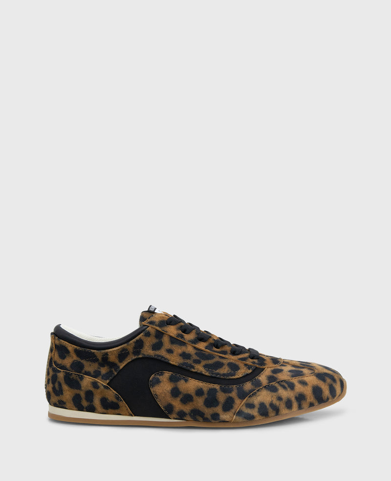 kenneth cole Alma Leopard Suede Sneaker