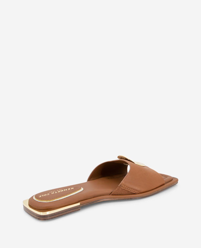 Kenneth Cole Asher Leather Metal Ring Sandal