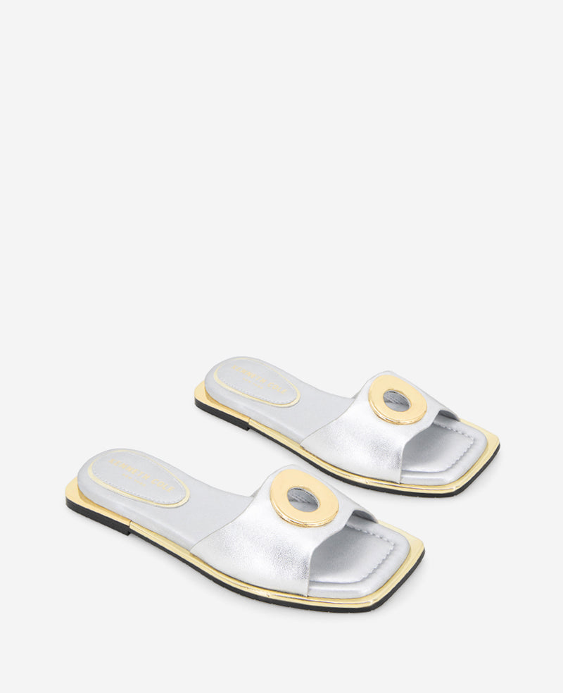 Kenneth Cole Asher Metallic Metal Ring Sandal