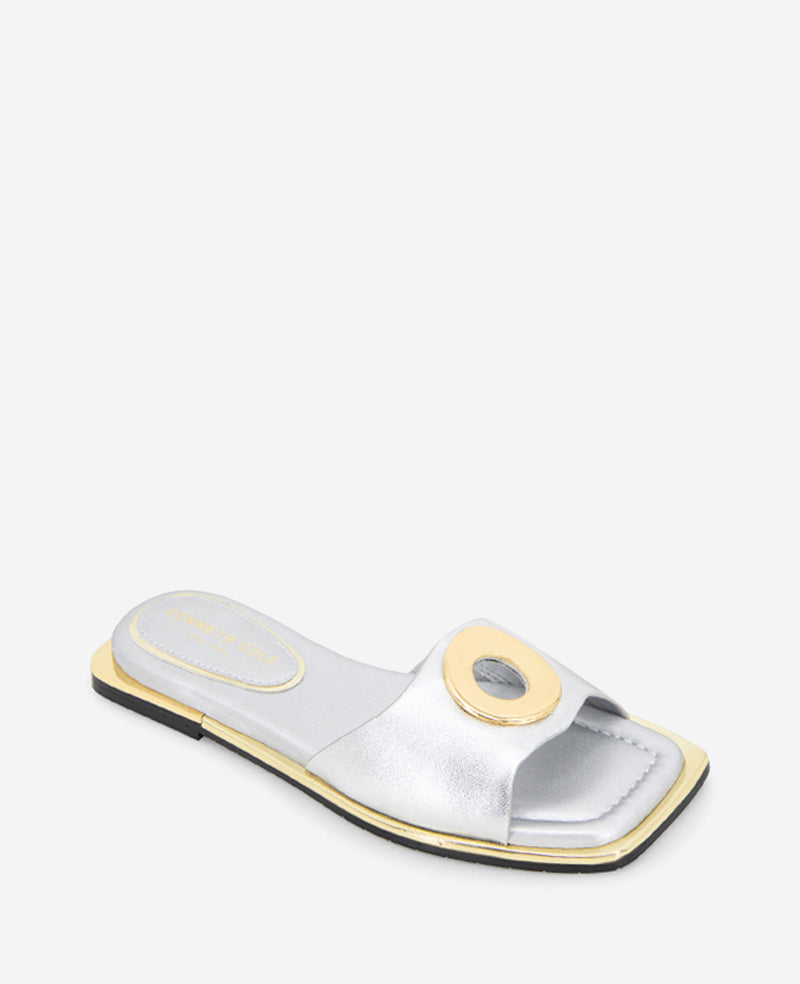 Kenneth Cole Asher Metallic Metal Ring Sandal