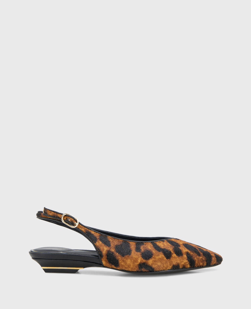 kenneth cole Berkette Leopard Calf Hair Slingback