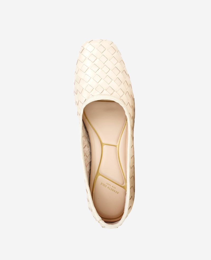 Kenneth Cole Birdie Woven Leather Pump