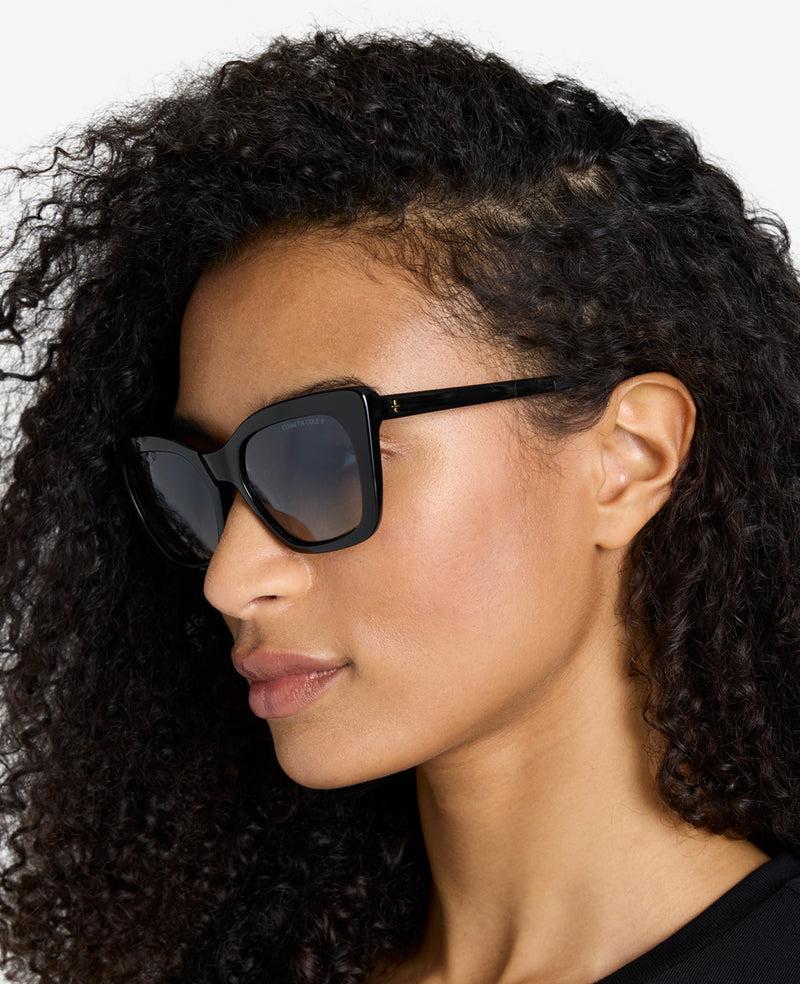 Kenneth Cole Cat Eye Acetate Sunglasses