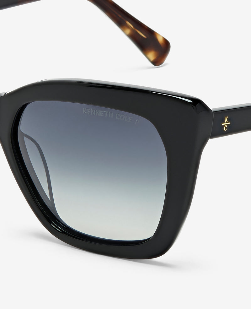 Kenneth Cole Cat Eye Acetate Sunglasses